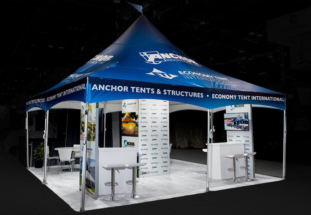 ECONOMY TENT Custom Trade Show Booth