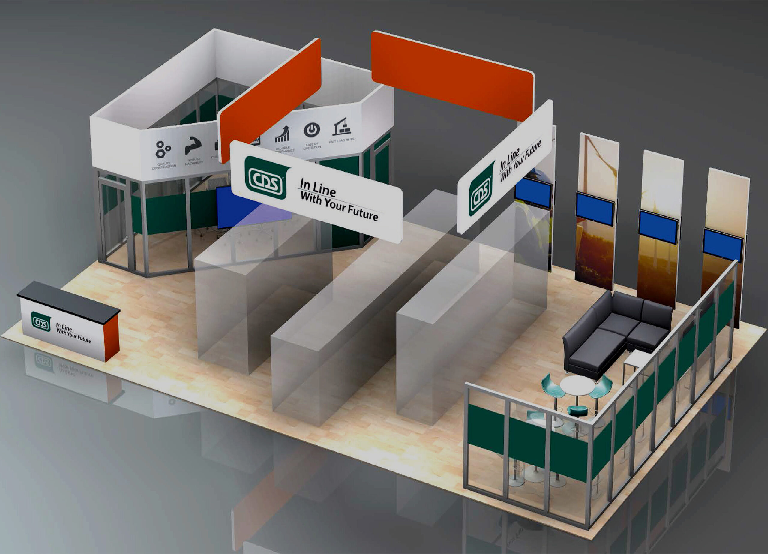 Custom Trade Show Booth Design Concept