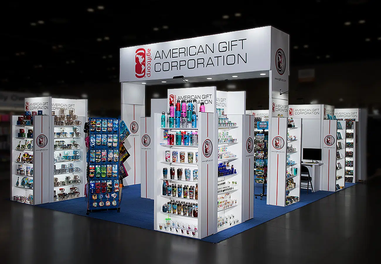 American Gift Company Custom Trade Show Booth Rental