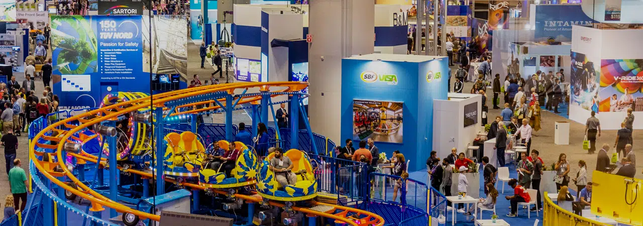 IAAPA Show Floor with Exhibitors & Atendees