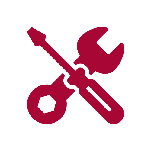 On-Site Services Icon - Hammer & Wrench