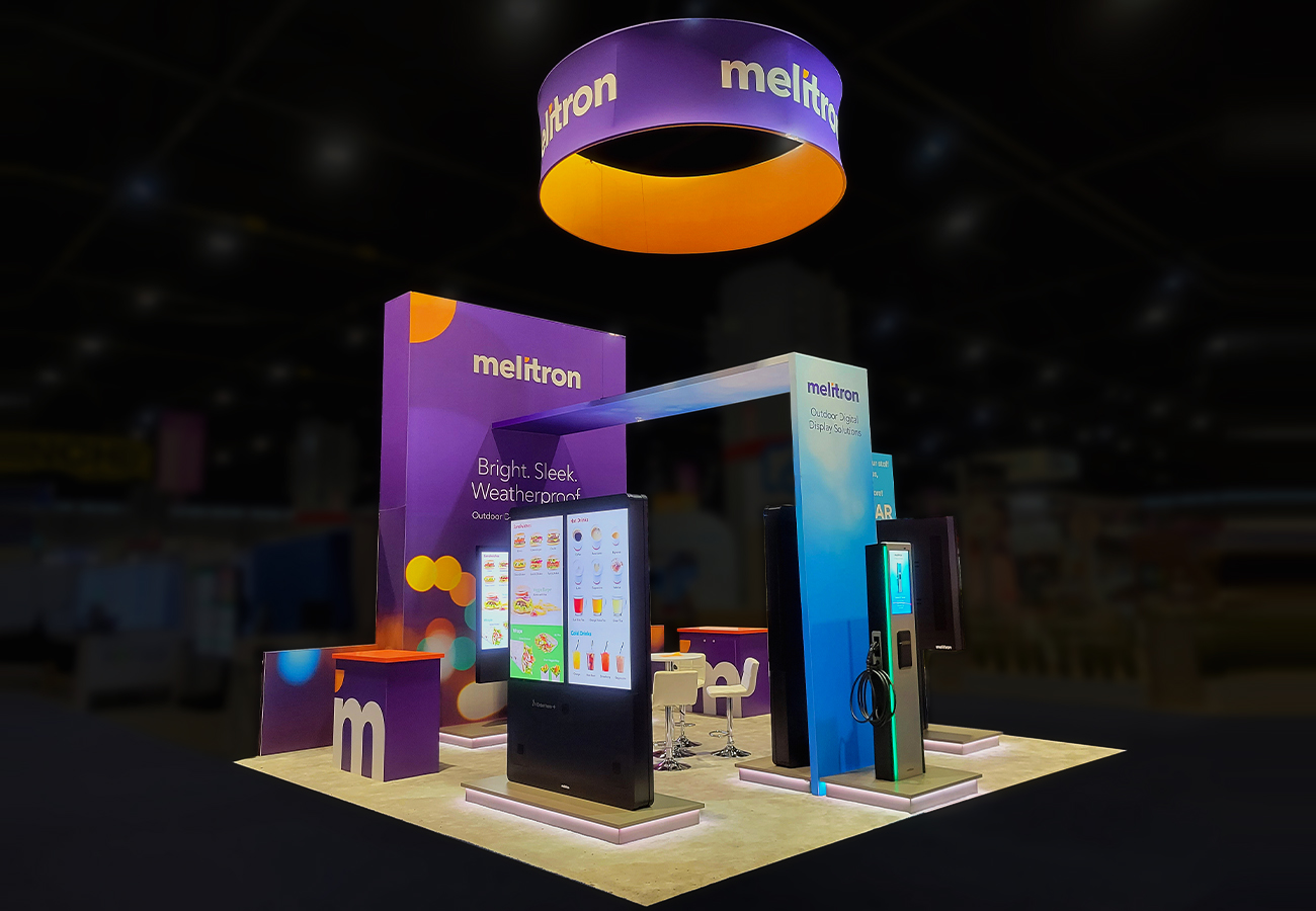 MELITRON Custom Trade Show Booth