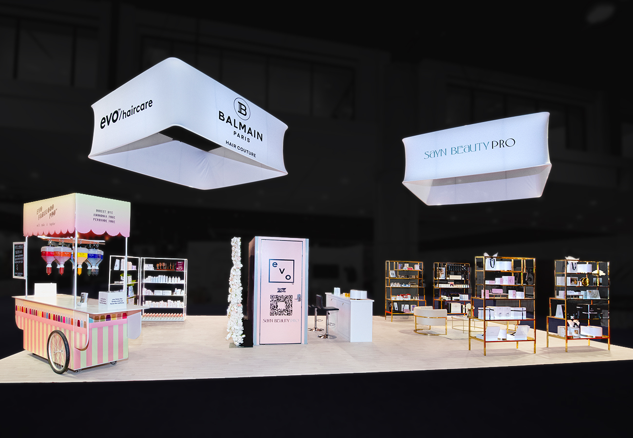 SAYN BEAUTY Trade Show Booth / Exhibit Design Concept