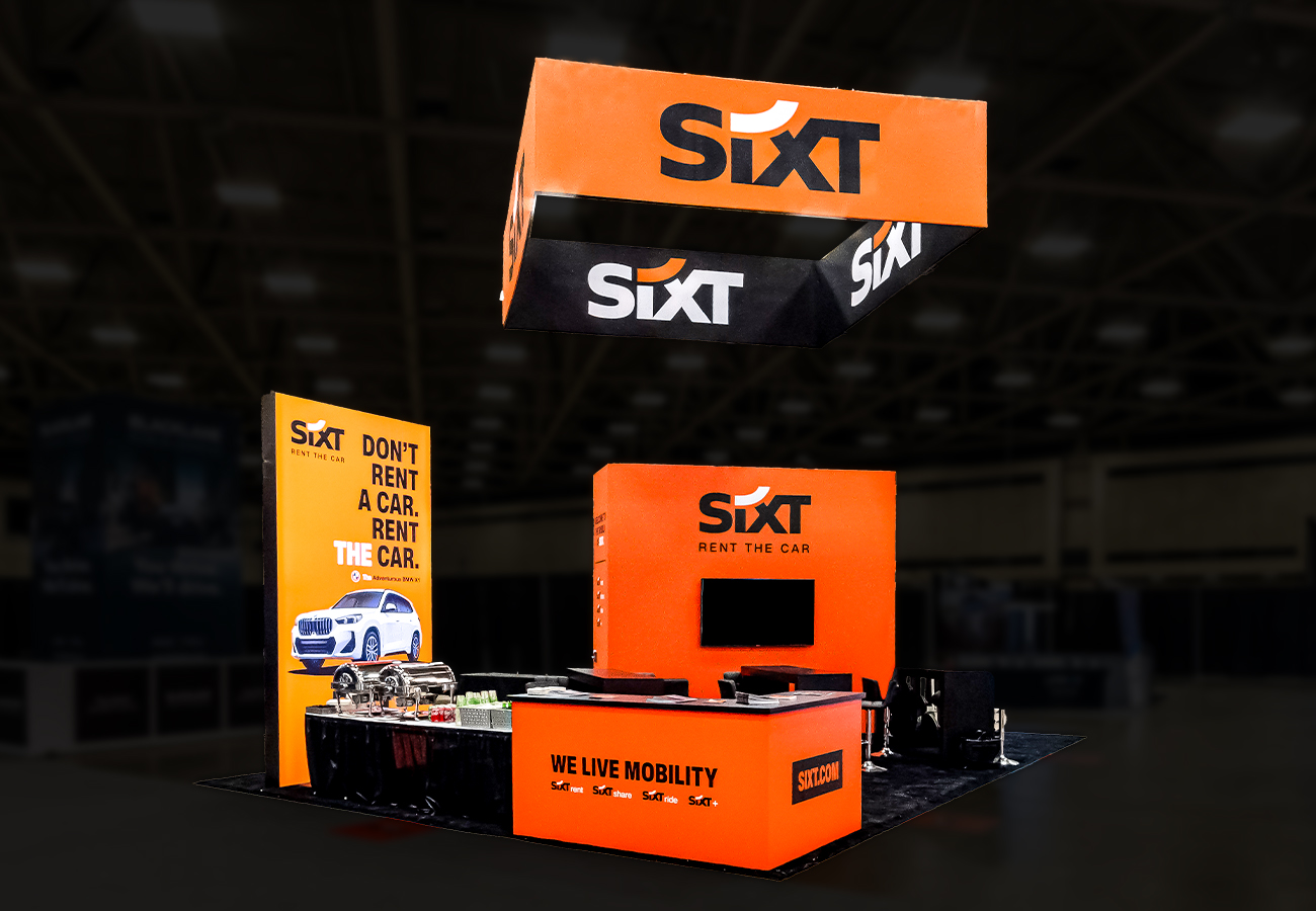 SIXT Custom Trade Show Booth