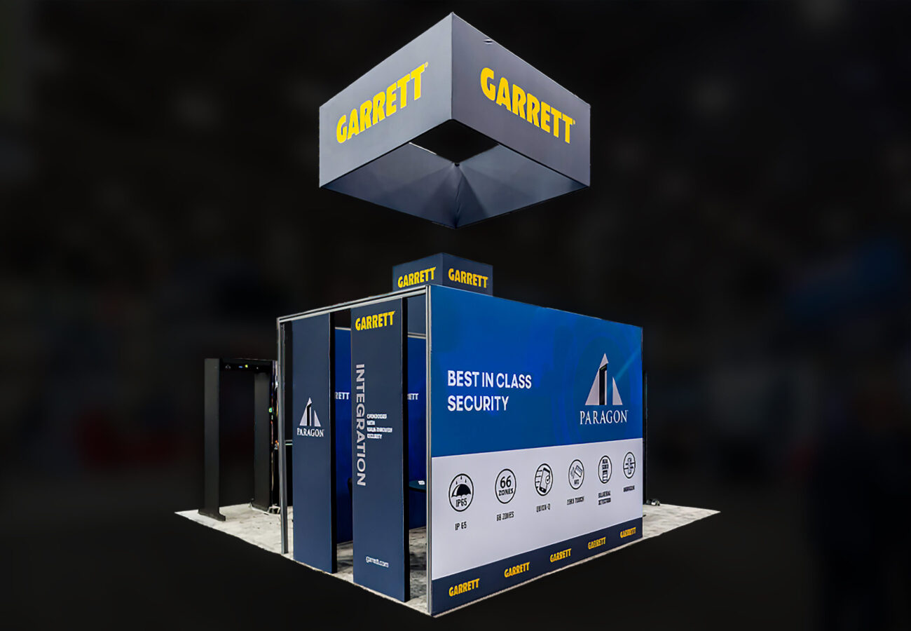 Garrett Metal Detectors Custom Trade Show Booth
