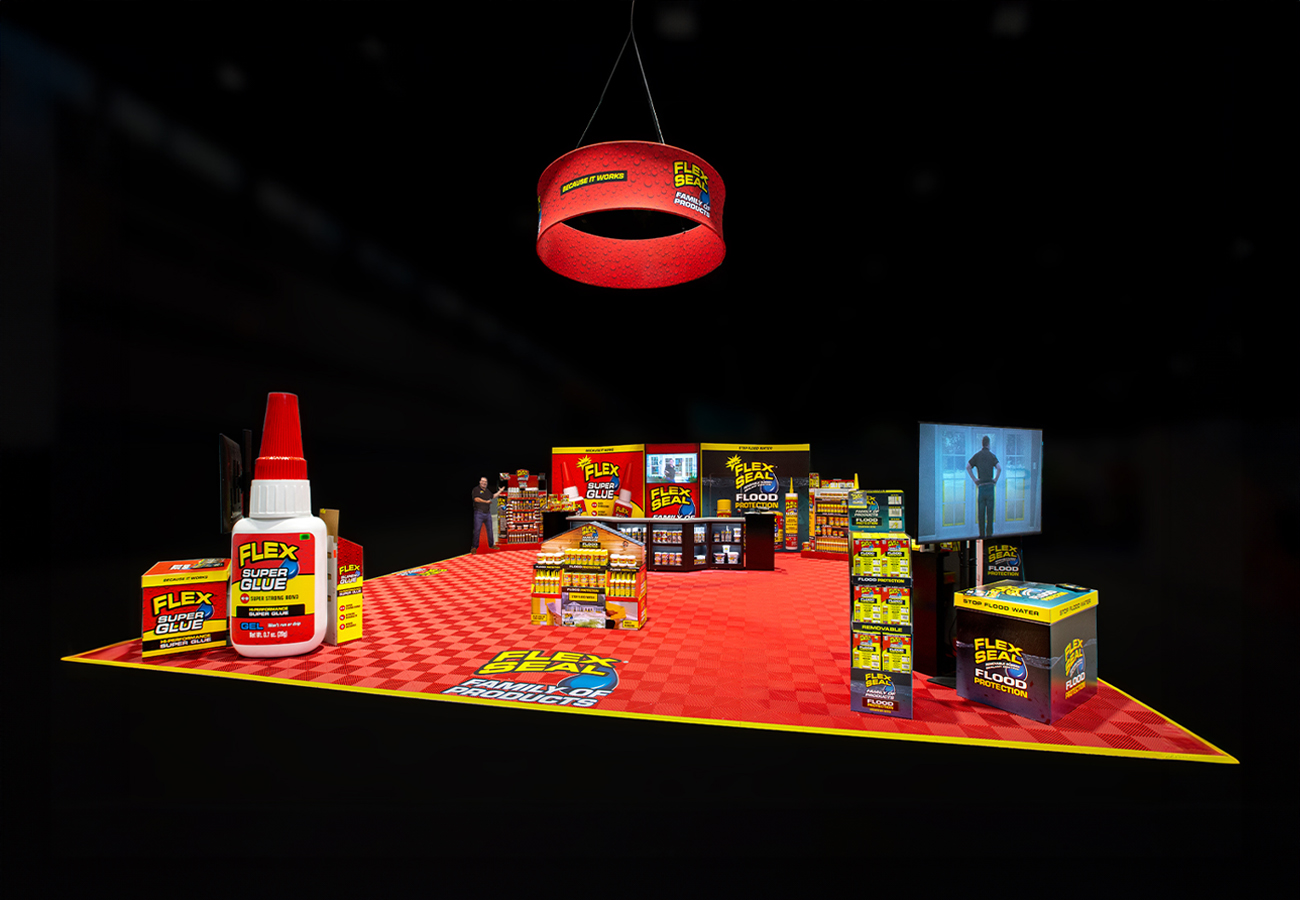 FlexSeal - Custom Trade Show Booth