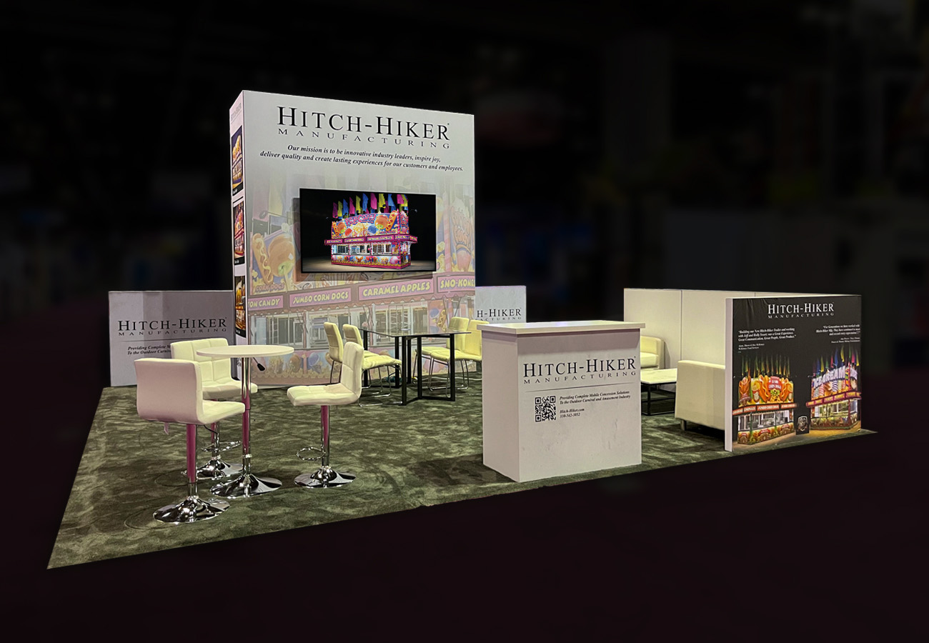 Hitch Hiker - Trade Show Booth / Exhibit Design Concept