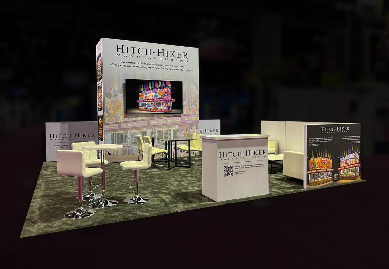 HITCH HIKER MFG. Custom Trade Show Booth