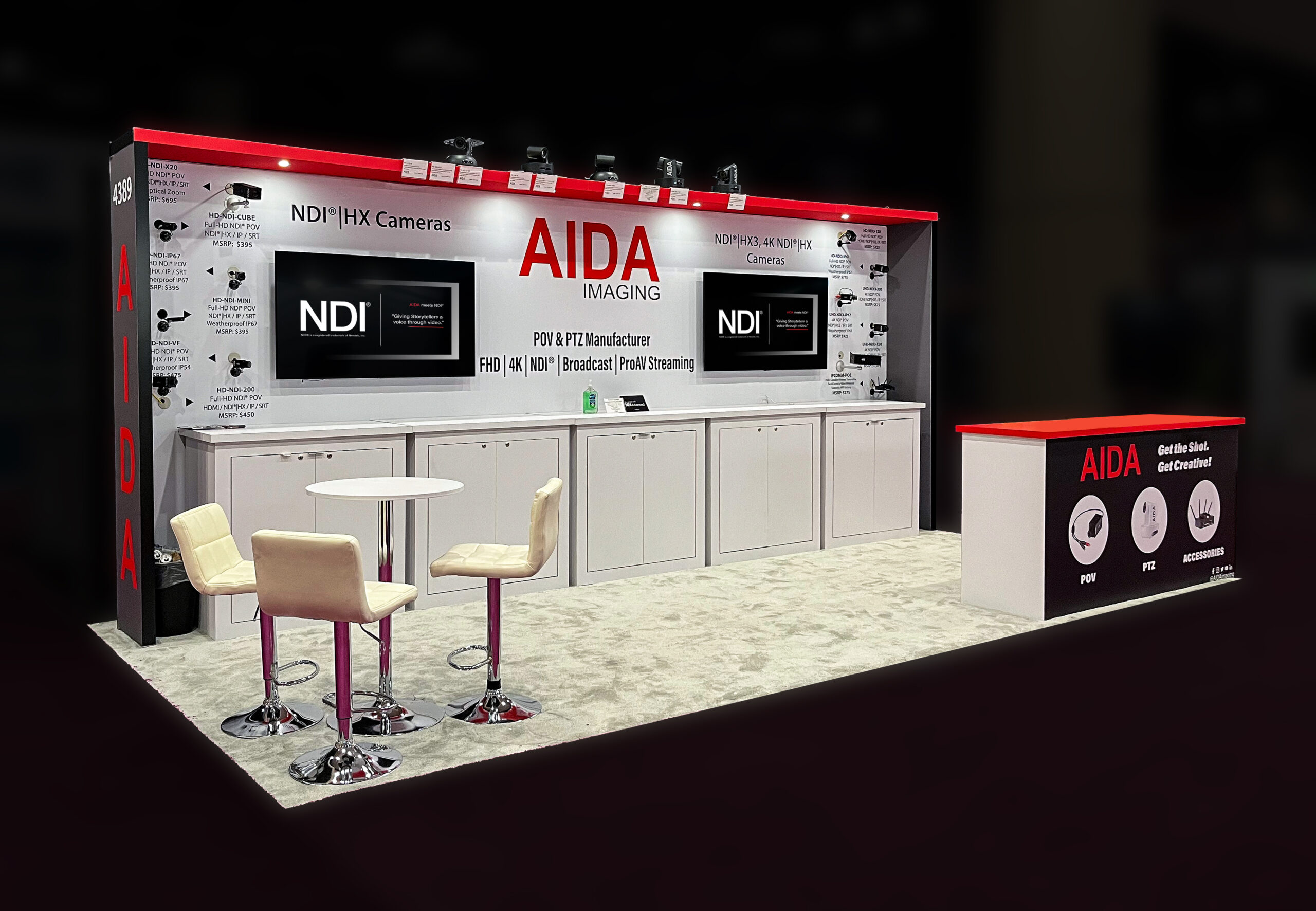 AIDA Imaging Custom Trade Show Booth
