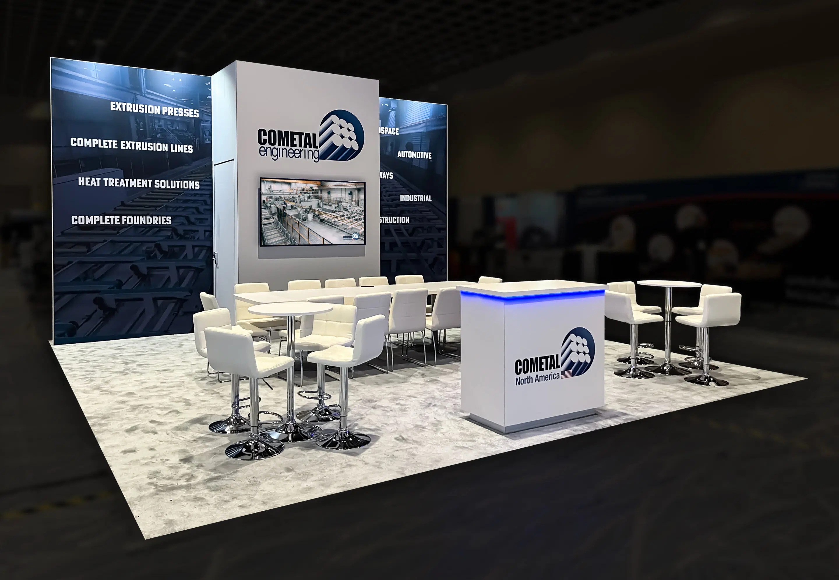 COMETAL Custom Trade Show Booth 2025