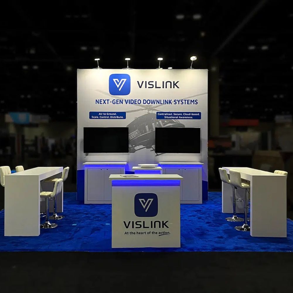 Row Inline Booth Layout Inline Exhibits | Professional Inline Booth Displays | Local Exhibits